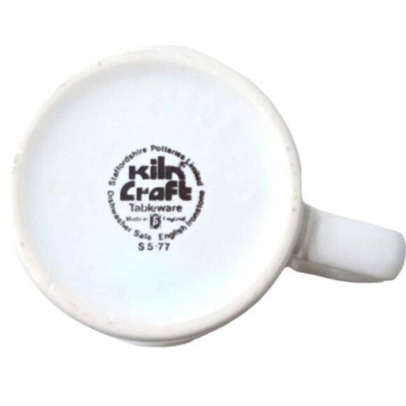 Vintage Queen Elizabeth II Silver Jubilee Mug 1977 Kiln Craft English Ironstone - Picture 5 of 7